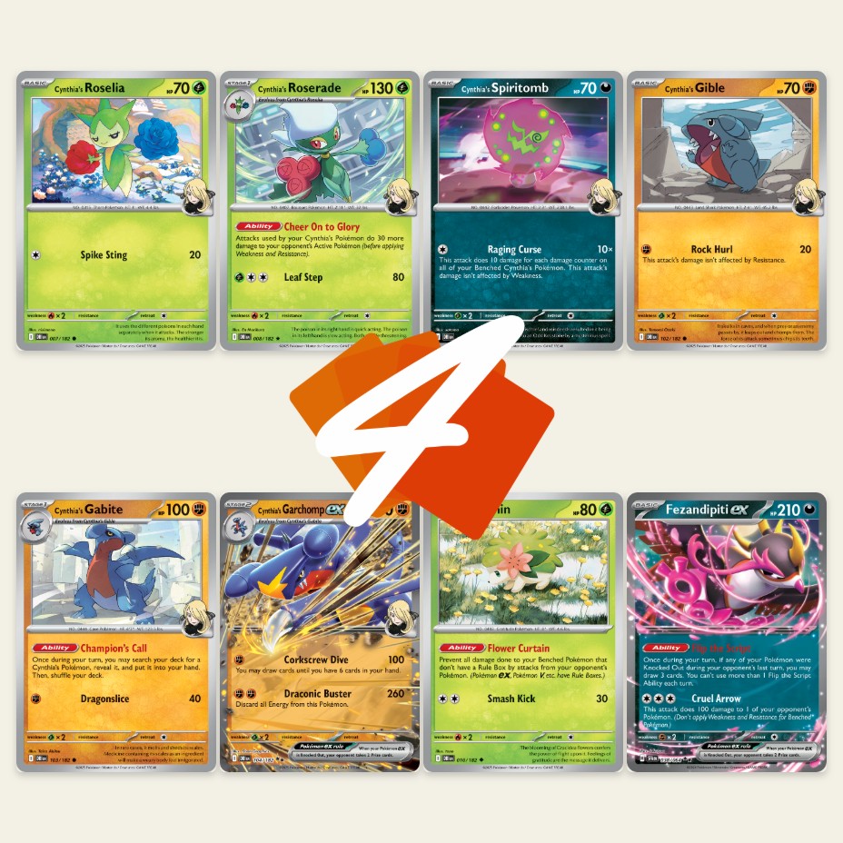 Cynthia's Garchomp ex is a MONSTER!